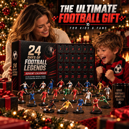 🎅50% Off Christmas Pre-Sale🔥24 Days of Football Legends Advent Calendar | 24 Collectible Player Figures