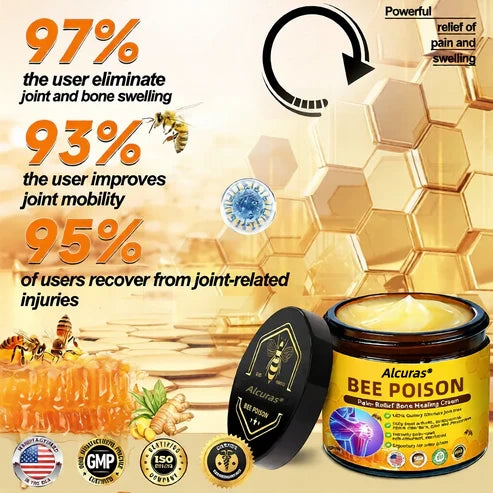 🏆50K+ SOLD LAST WEEK! 🌿Alcuras® Bee Poison Pain-Relief Bone Healing Cream