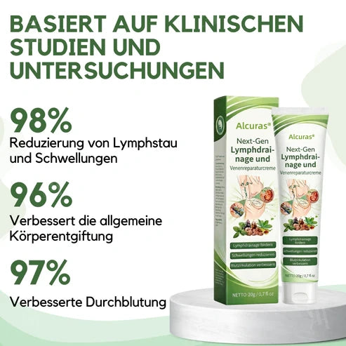 Alcuras™ Next-Gen Lymph Drainage and Vein Repair Cream