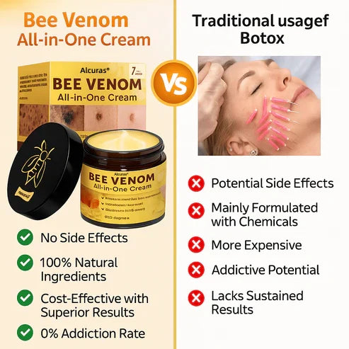 Alcuras™ Bee Poison All-in-One Cream Dermatologist Approved