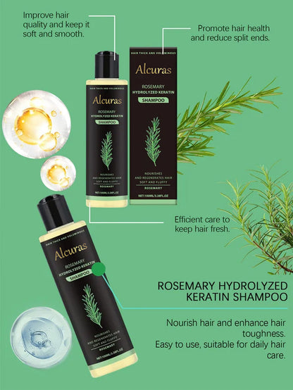 Limited Time🌿Unlock Better Hair with 70% OFF🔥Organic Rosemary Hair Growth Shampoo⚡⚡  [The less hair, the better the effect]