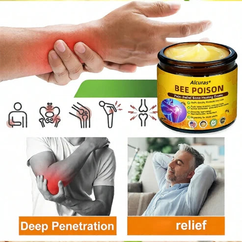 🏆50K+ SOLD LAST WEEK! 🌿Alcuras® Bee Poison Pain-Relief Bone Healing Cream
