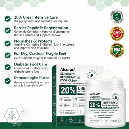 💥Alcuras® GlucoDerm Regenerative Foot Cream