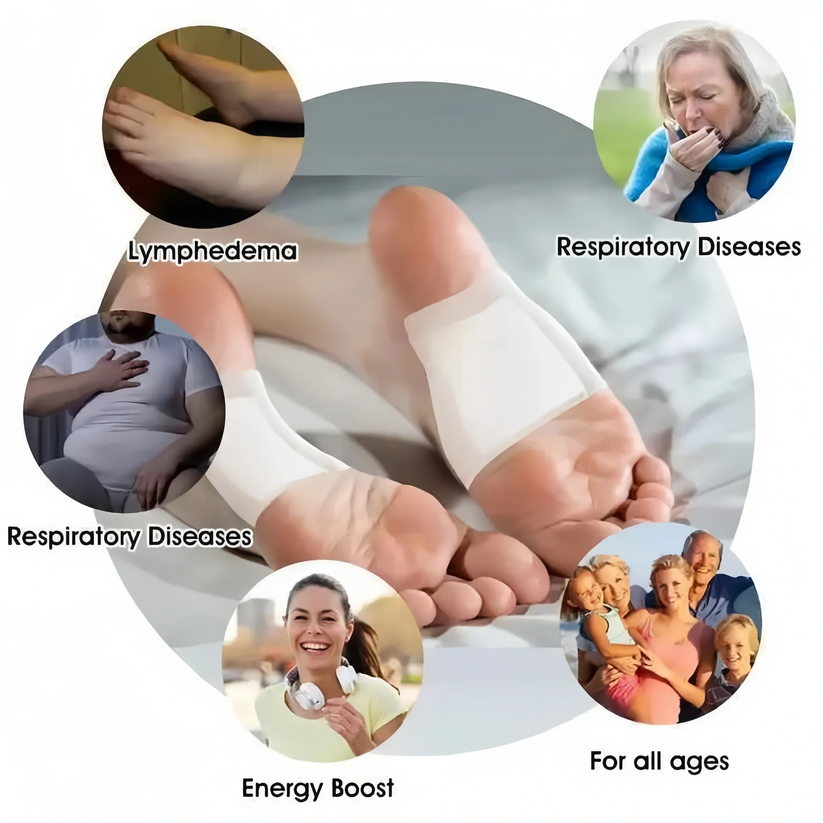 Alcuras® Bee Venom Lymphatic Drainage & Slimming Foot Patches 🌿👣